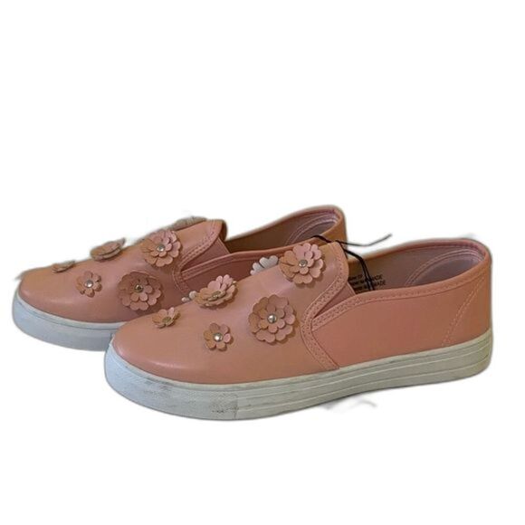 Olivia Miller Womens Size 10 Pink Breeze Flower Casual‎ Slip On Sneakers - Picture 4 of 7